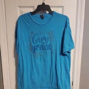 🐻 District Teal 'Grow in Grace' Short Sleeve Tee